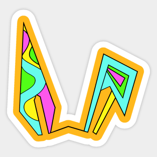 Spring Bunny Ears Sticker